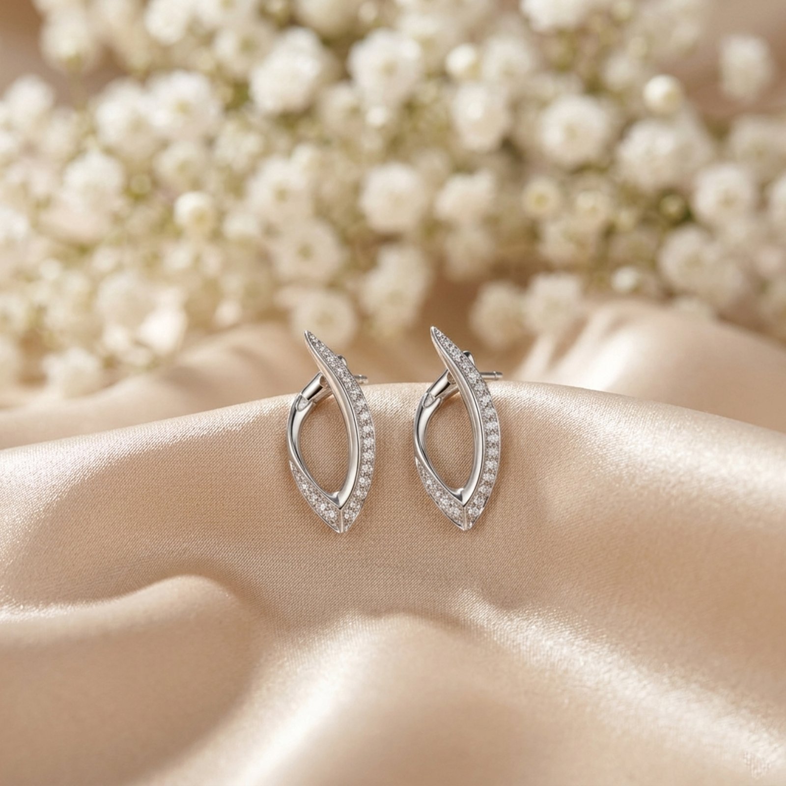 Petal Leaf Hoops