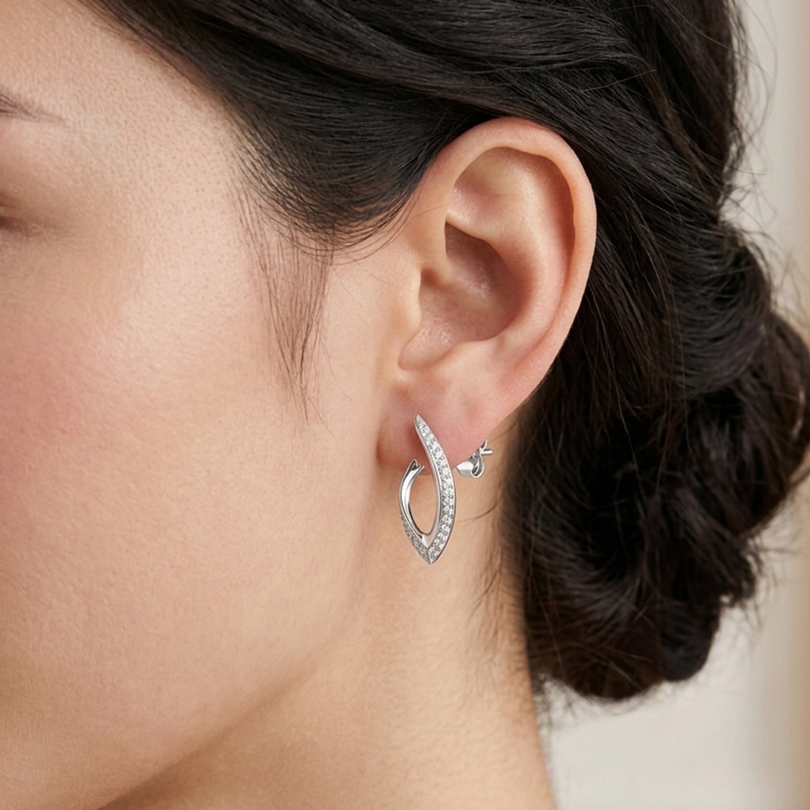Petal Leaf Hoops