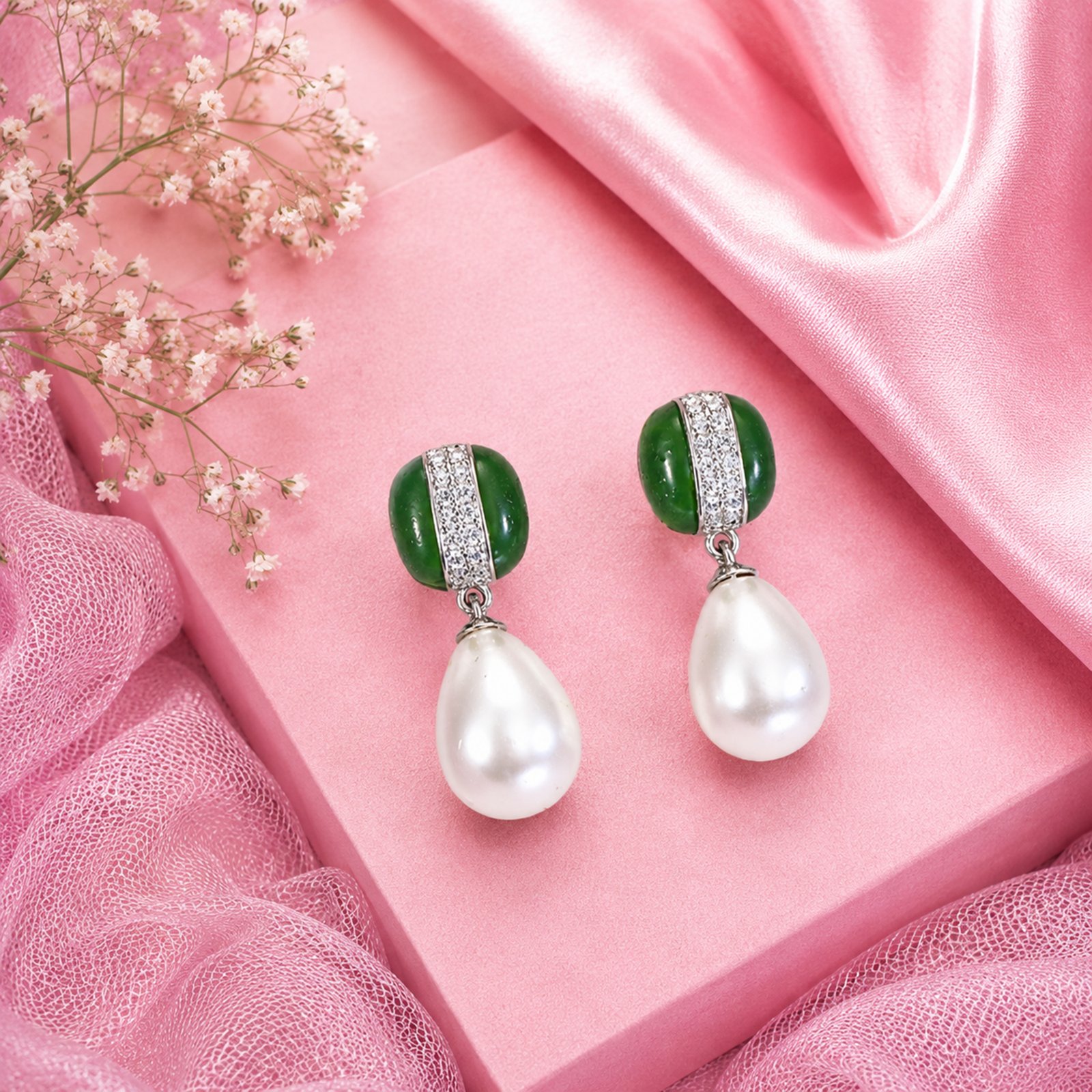 Emerald Pearl Drops