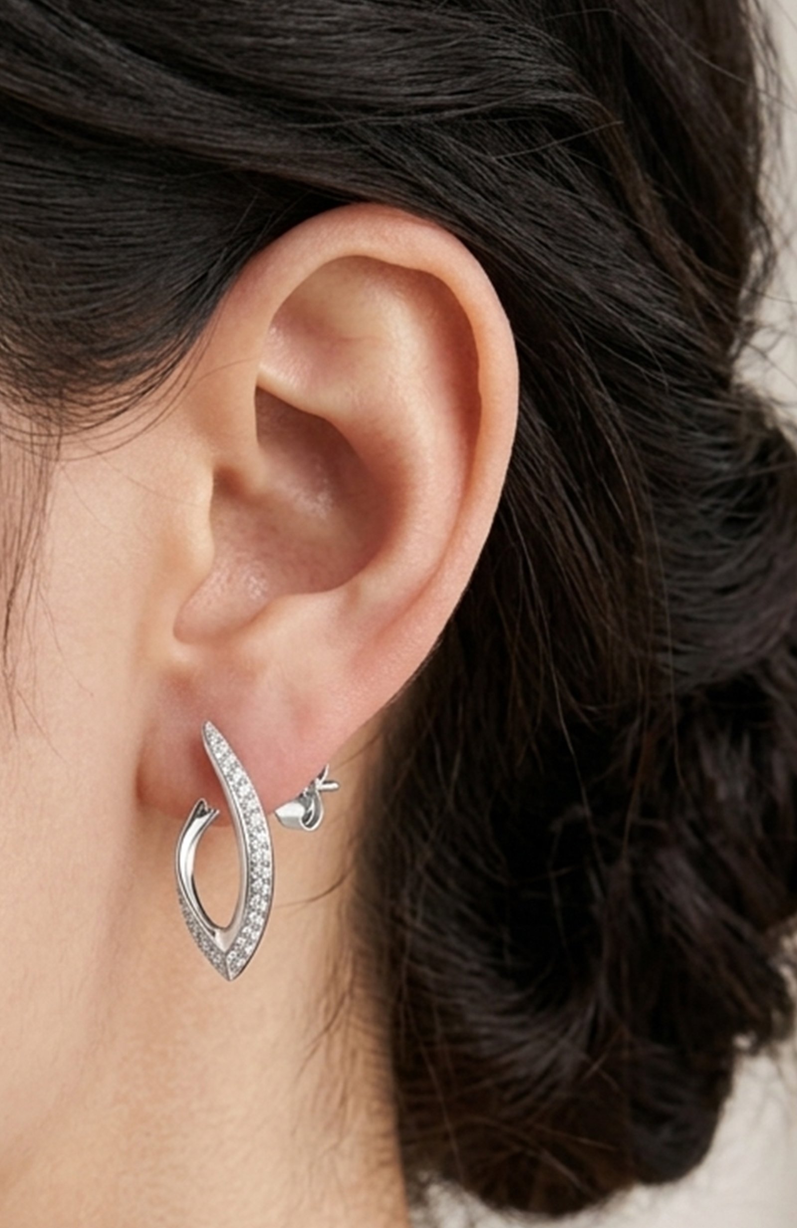 Petal Leaf Hoops